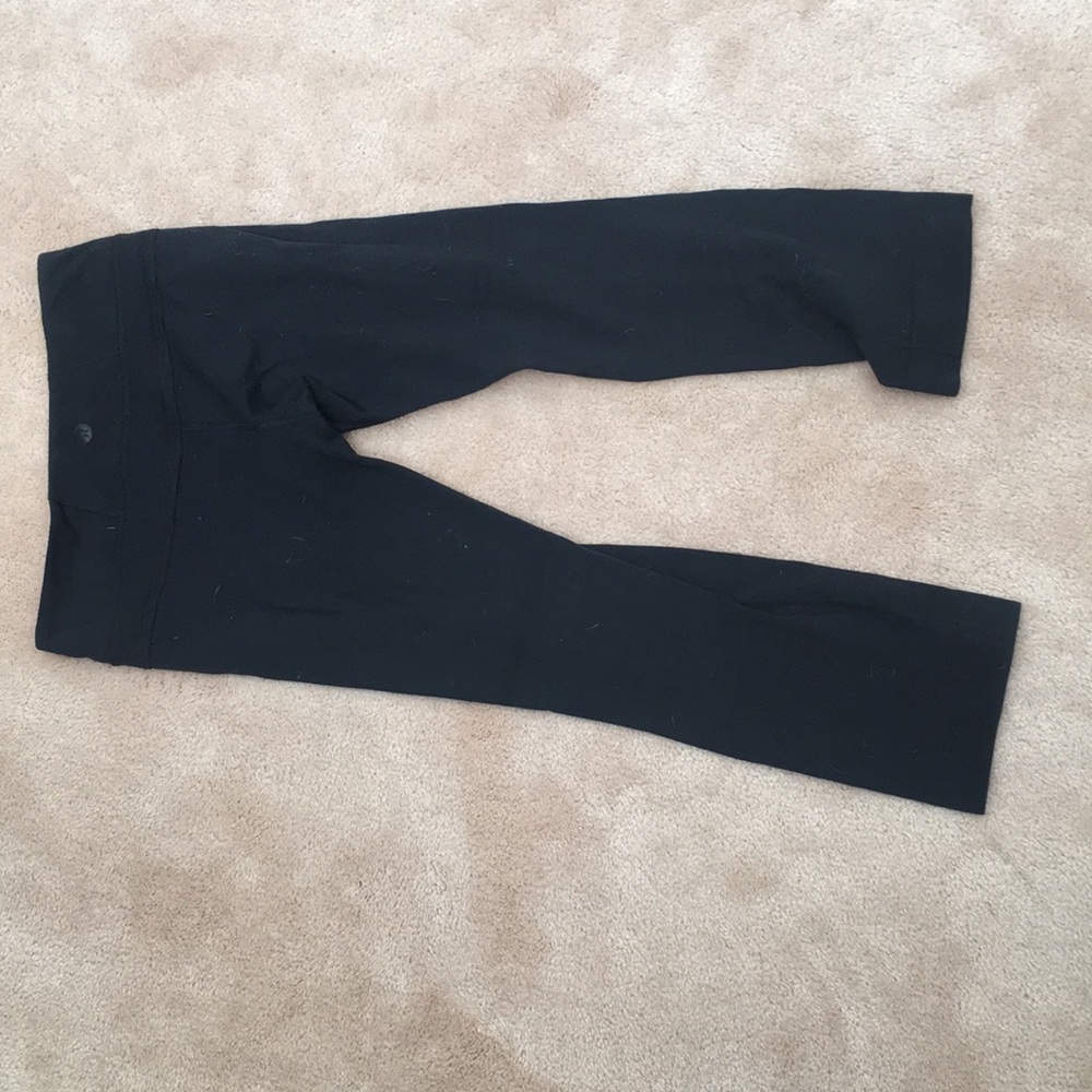 Flawless black 3/4 leggings